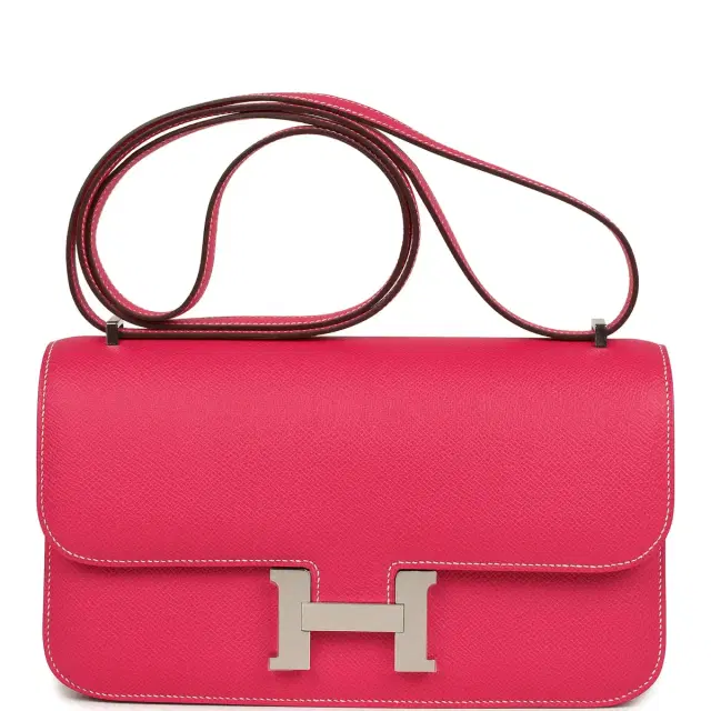 hermes Hermes Constance Elan Rose Tyrien Epsom Palldium Hardware