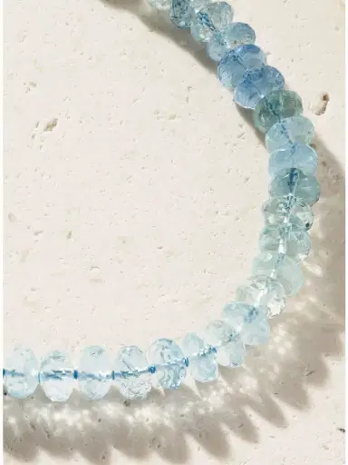 JIA JIA Oracle 14-karat Gold Aquamarine Necklace | Thumbnail 4