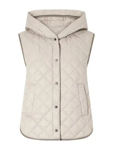 Brunello Cucinelli Hooded Quilted Shell Vest | Thumbnail 1 Brunello Cucinelli Hooded Quilted Shell Vest | Thumbnail 1