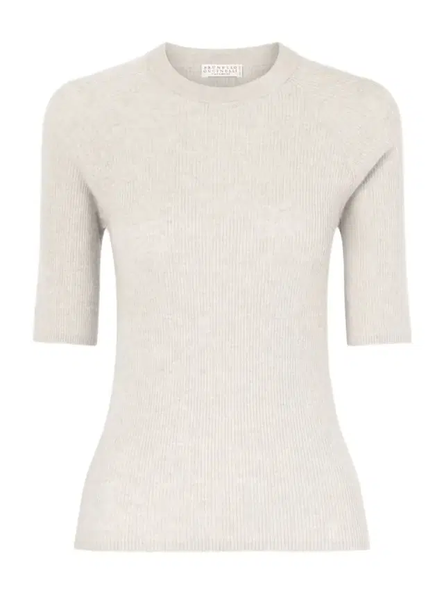 Brunello Cucinelli Ribbed-knit T-shirt