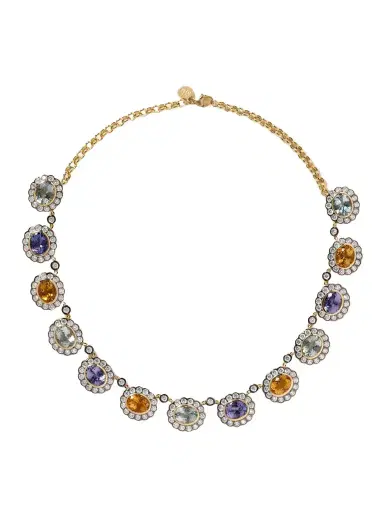 Marlo Laz Alexandra 14-karat Gold Multi-stone Necklace | Thumbnail 1