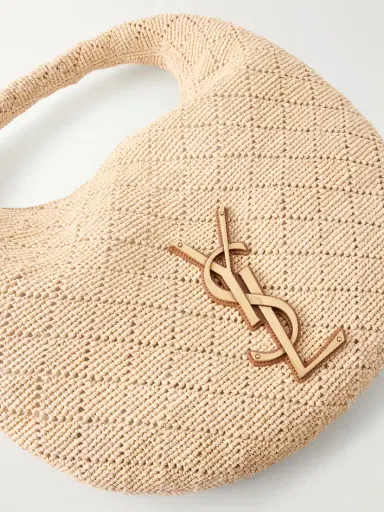 Saint Laurent Icare Cassandre-embellished Woven Raffia Shoulder Bag | Thumbnail 5 Saint Laurent Icare Cassandre-embellished Woven Raffia Shoulder Bag | Thumbnail 5