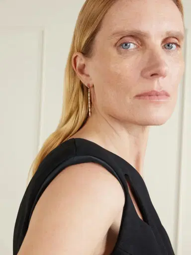 Sydney Evan 14-karat Gold Diamond Earrings | Thumbnail 2