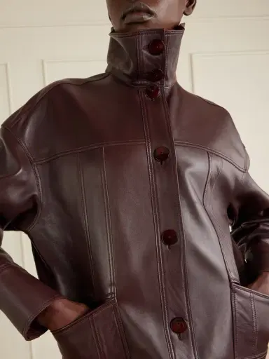 Galvan Paneled Leather Jacket | Thumbnail 4