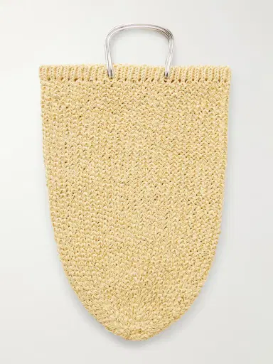 Tory Burch Woven Raffia Tote Bag | Thumbnail 4