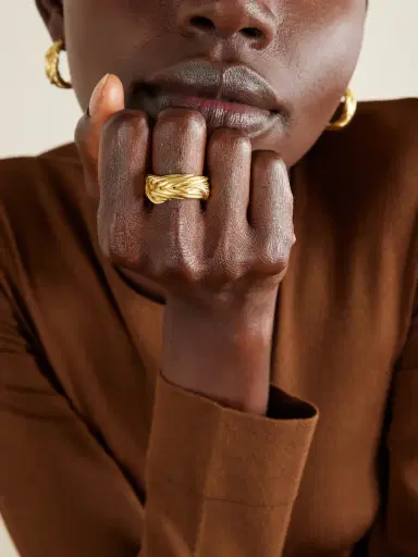 YSSO Ida Gold Plated Ring | Thumbnail 2 YSSO Ida Gold Plated Ring | Thumbnail 2