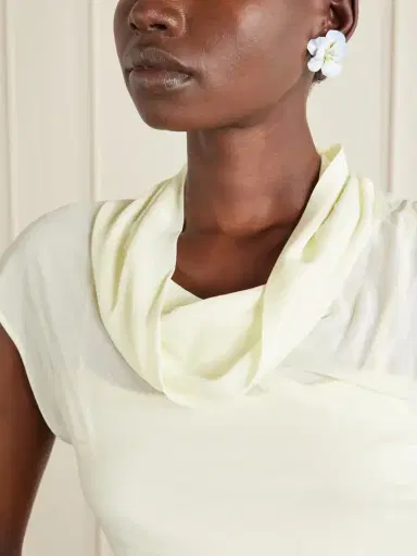Jennifer Behr Viletta Gold-tone Pearl Earrings | Thumbnail 2