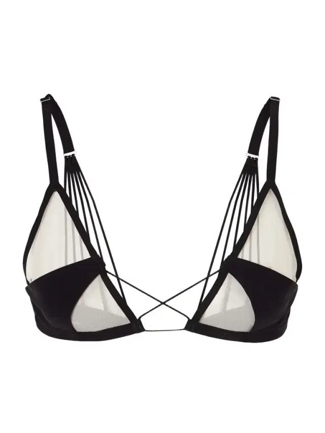 Tulle-trimmed Bra