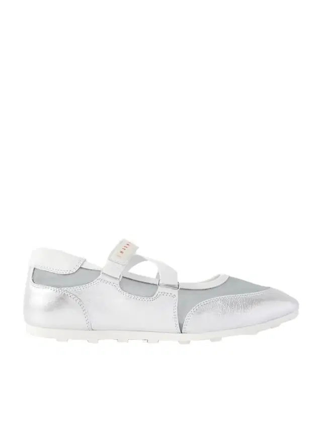 Metallic Leather-trimmed Mesh Sneakers