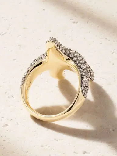 Lucy Delius Sea Star Ring 14-karat Gold Rhodium-plated Diamond Ring | Thumbnail 3