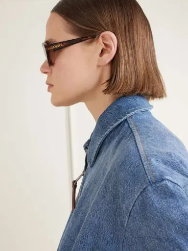 Loewe Slim Cat-eye Tortoiseshell Acetate Sunglasses | Thumbnail 5
