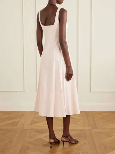Theory Linen-blend Midi Dress | Thumbnail 3