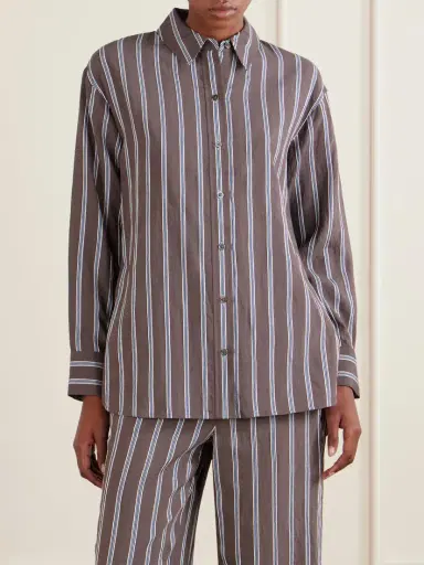 Veronica Beard Lloyd Striped Woven Shirt | Thumbnail 3 Veronica Beard Lloyd Striped Woven Shirt | Thumbnail 3
