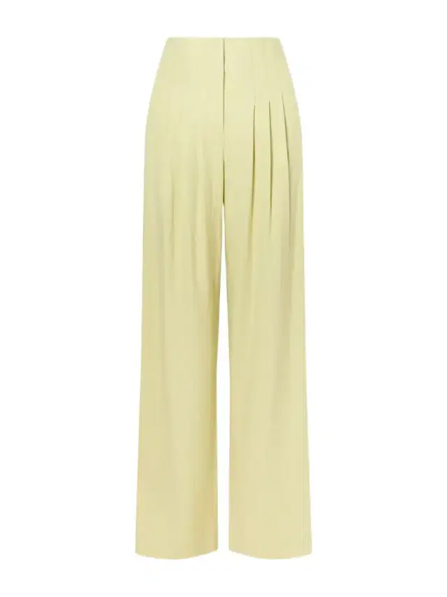 Veronica Beard Hoyt Linen-blend Twill Wide-leg Pants