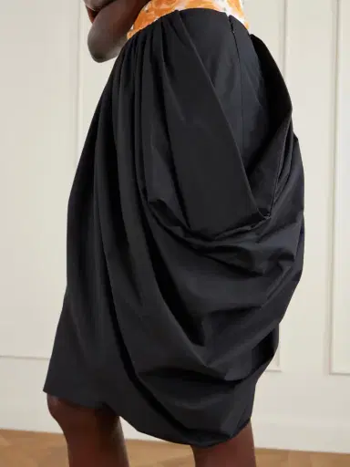 Chloé Asymmetric Draped Cotton-poplin Skirt | Thumbnail 5 Chloé Asymmetric Draped Cotton-poplin Skirt | Thumbnail 5