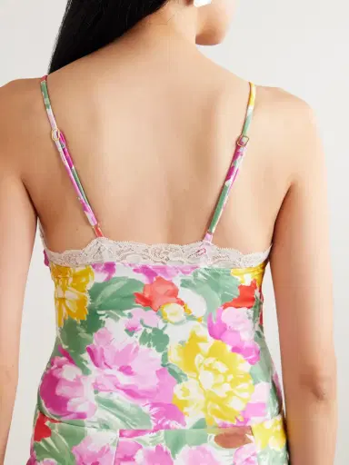 Chloé Lace-trimmed Floral-print Swimsuit | Thumbnail 3