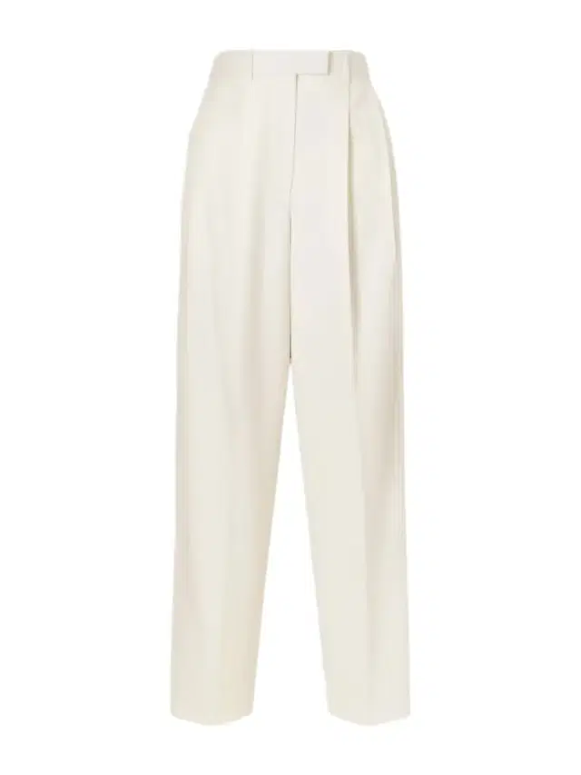 Pleated Grain De Poudre Wool And Mohair-blend Wide-leg Pants