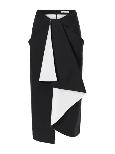 Givenchy Wool And Mohair-blend Maxi Wrap Skirt | Thumbnail 1
