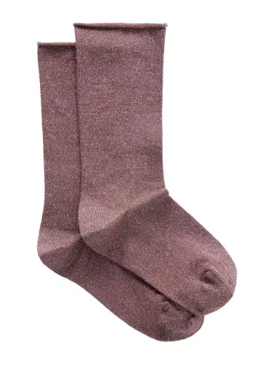 Brunello Cucinelli Metallic Cashmere-blend Ankle Socks | Thumbnail 1