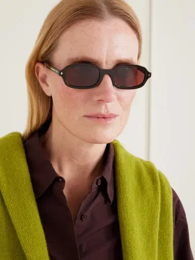 PRADA EYEWEAR Rectangular-frame Acetate Sunglasses | Thumbnail 2