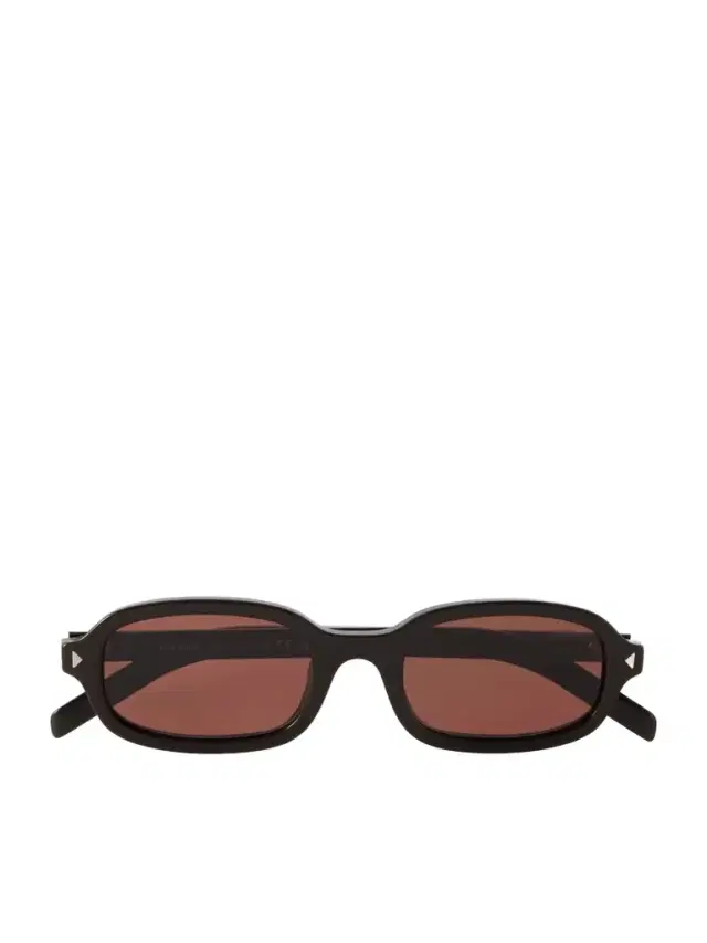 PRADA EYEWEAR Rectangular-frame Acetate Sunglasses