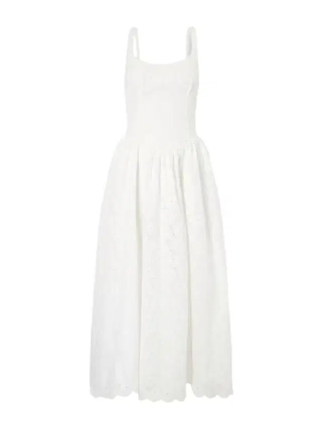 Milana Broderie Anglaise Midi Dress