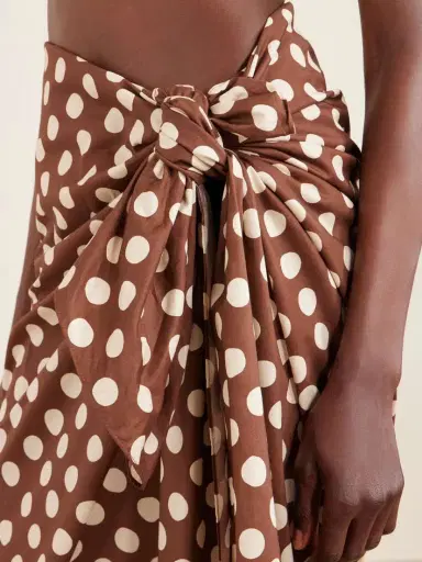 Faithfull Lomas Polka-dot Cotton Pareo | Thumbnail 4 Faithfull Lomas Polka-dot Cotton Pareo | Thumbnail 4