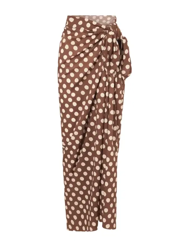 Lomas Polka-dot Cotton Pareo