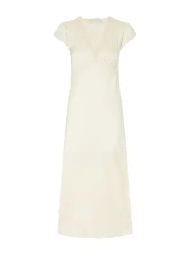 Faithfull Gala Lace-trimmed Recycled-satin Maxi Dress | Thumbnail 1