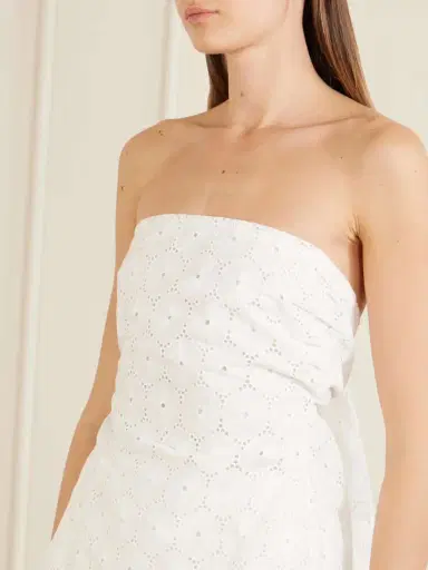 Faithfull Pamina Strapless Scalloped Broderie Anglaise Top | Thumbnail 4