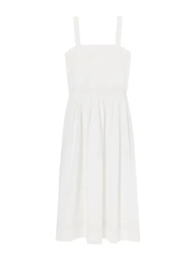 Antigua Lace-trimmed Embroidered Cotton Midi Dress