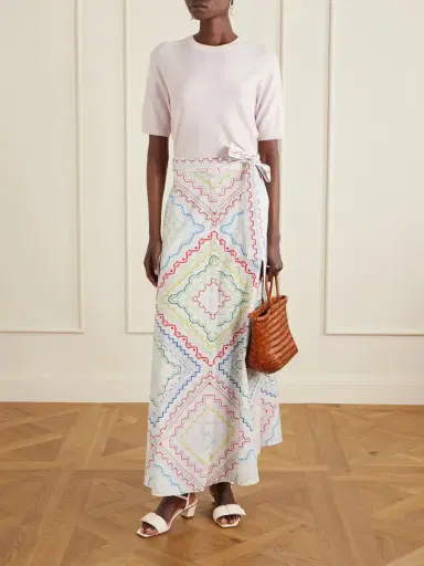 Mary Katrantzou Printed Cotton-blend Midi Coverup | Thumbnail 2