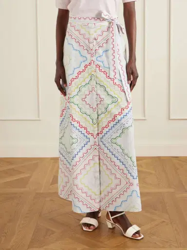 Mary Katrantzou Printed Cotton-blend Midi Coverup | Thumbnail 3