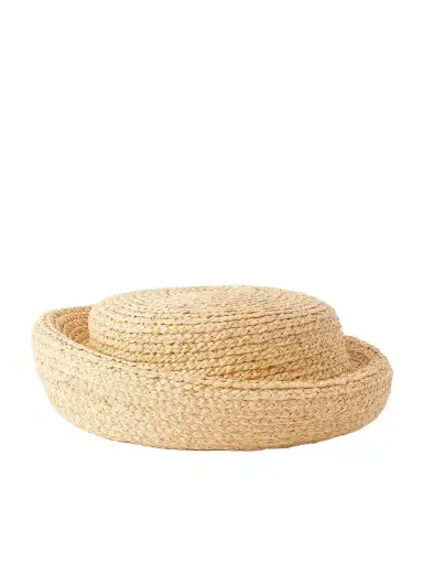Gigi Burris Laura Woven Raffia Pillbox Hat | Thumbnail 1