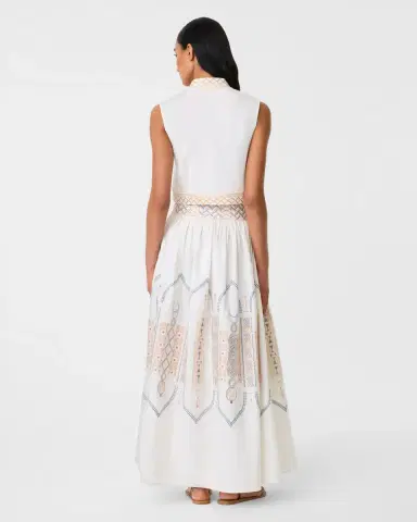 Emporio Sirenuse Ombretta Skirt with Lace Embroidery | Thumbnail 4