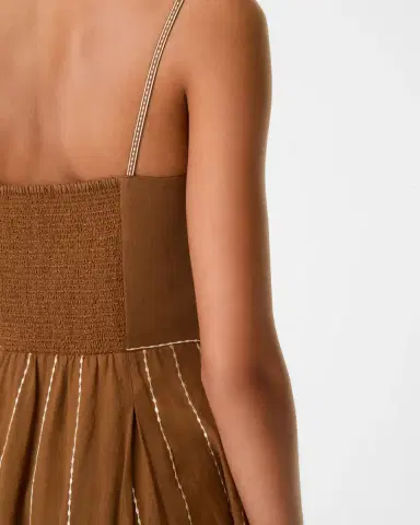 Emporio Sirenuse Valya Dress with Lace Embroidery | Thumbnail 4 Emporio Sirenuse Valya Dress with Lace Embroidery | Thumbnail 4