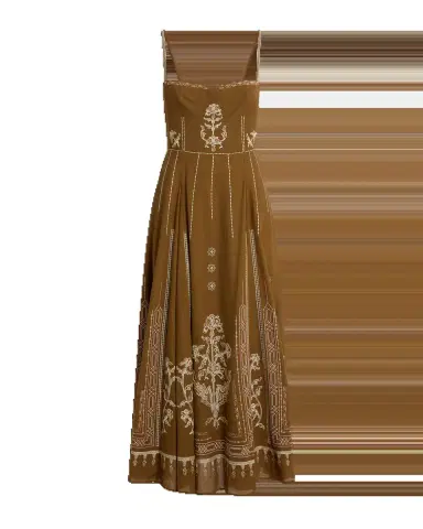 Emporio Sirenuse Valya Dress with Lace Embroidery | Thumbnail 8 Emporio Sirenuse Valya Dress with Lace Embroidery | Thumbnail 8