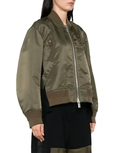 Sacai Nylon Twill x Wool Suiting Blouson | Thumbnail 4 Sacai Nylon Twill x Wool Suiting Blouson | Thumbnail 4