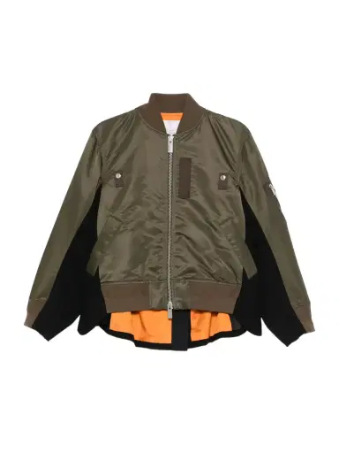 Sacai Nylon Twill x Wool Suiting Blouson | Thumbnail 1 Sacai Nylon Twill x Wool Suiting Blouson | Thumbnail 1