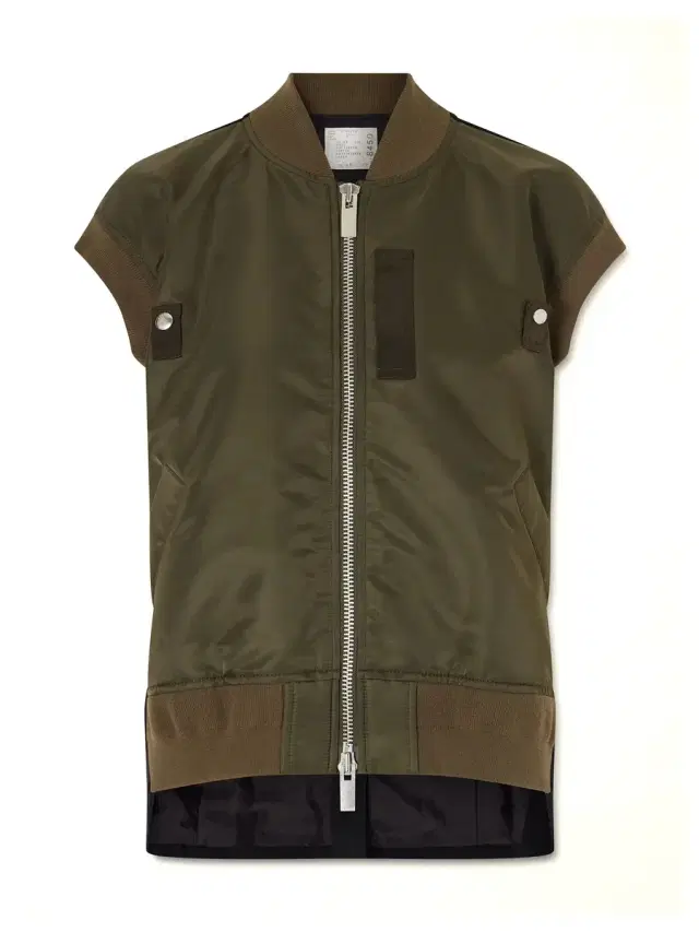 Sacai Nylon Twill x Wool Suiting Vest