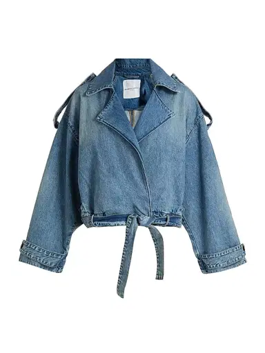Brandon Maxwell Regan Denim Trench | Thumbnail 1 Brandon Maxwell Regan Denim Trench | Thumbnail 1