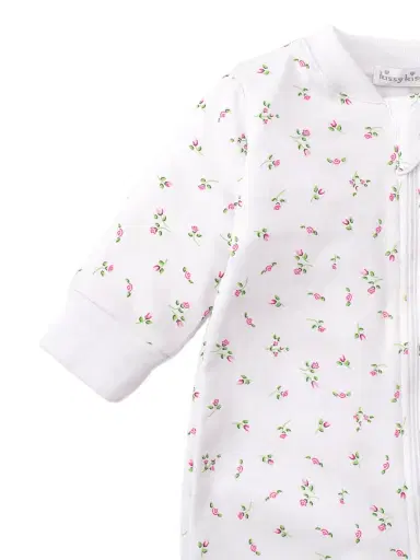 Kissy Kissy Baby Girl's Floral Print Footie | Thumbnail 2 Kissy Kissy Baby Girl's Floral Print Footie | Thumbnail 2