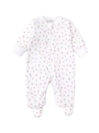 Kissy Kissy Baby Girl's Floral Print Footie | Thumbnail 1 Kissy Kissy Baby Girl's Floral Print Footie | Thumbnail 1