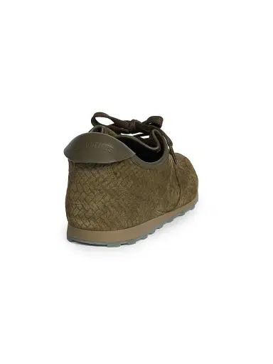 Jacquemus Men's Les Tennis Chevron Suede Sneakers - Khaki - Size 12 | Thumbnail 3 Jacquemus Men's Les Tennis Chevron Suede Sneakers - Khaki - Size 12 | Thumbnail 3