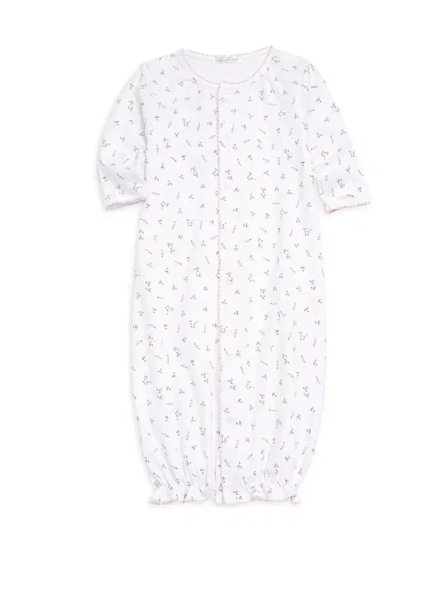 Kissy Kissy Baby Girl's Garden Roses Print Cotton Coverall - Rose 3 Months