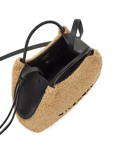 Givenchy Women's Nano Facet Top Handle Bag in Sponge Raffia | Thumbnail 3