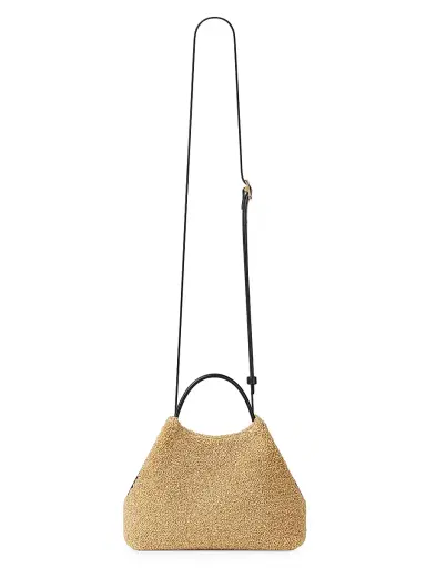 Givenchy Women's Nano Facet Top Handle Bag in Sponge Raffia | Thumbnail 4