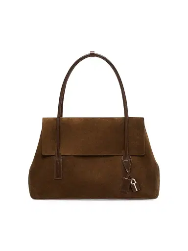 Tom Ford Women's Eclipse Large Suede Shoulder Bag - Whisky | Thumbnail 2