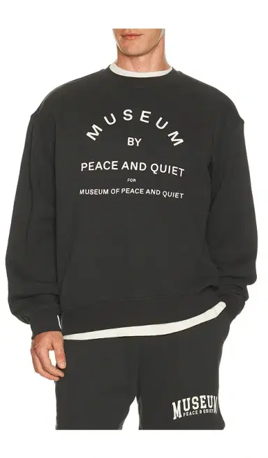 Museum of Peace and Quiet Museum By Pq Crewneck | Thumbnail 5