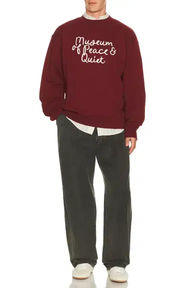 Museum of Peace and Quiet Scribble Crewneck | Thumbnail 3
